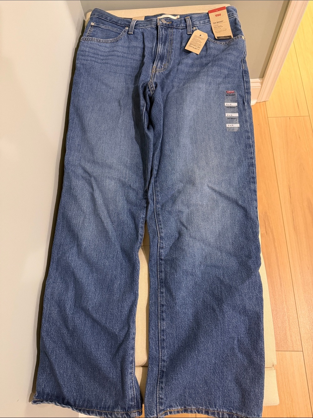 Levi's Women’s Blue Straight-Leg Jeans 31x31